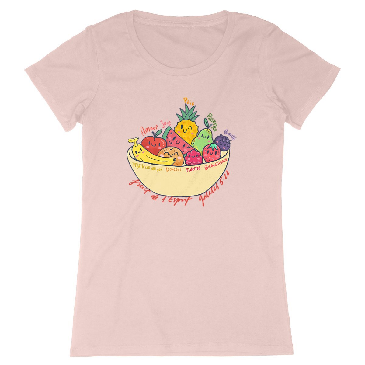Le fruit de l'Esprit / T-shirt femme coton bio
