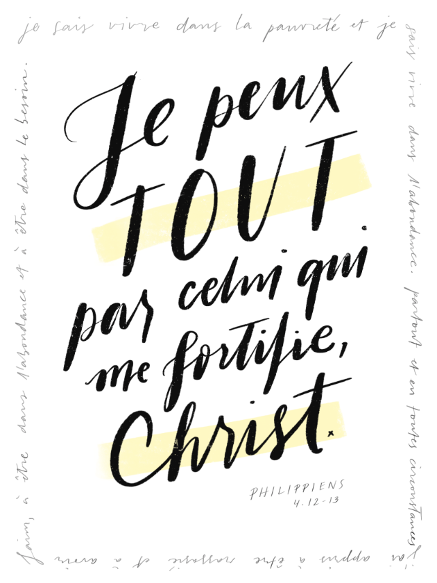 Je peux tout / Philippiens 4.12-13