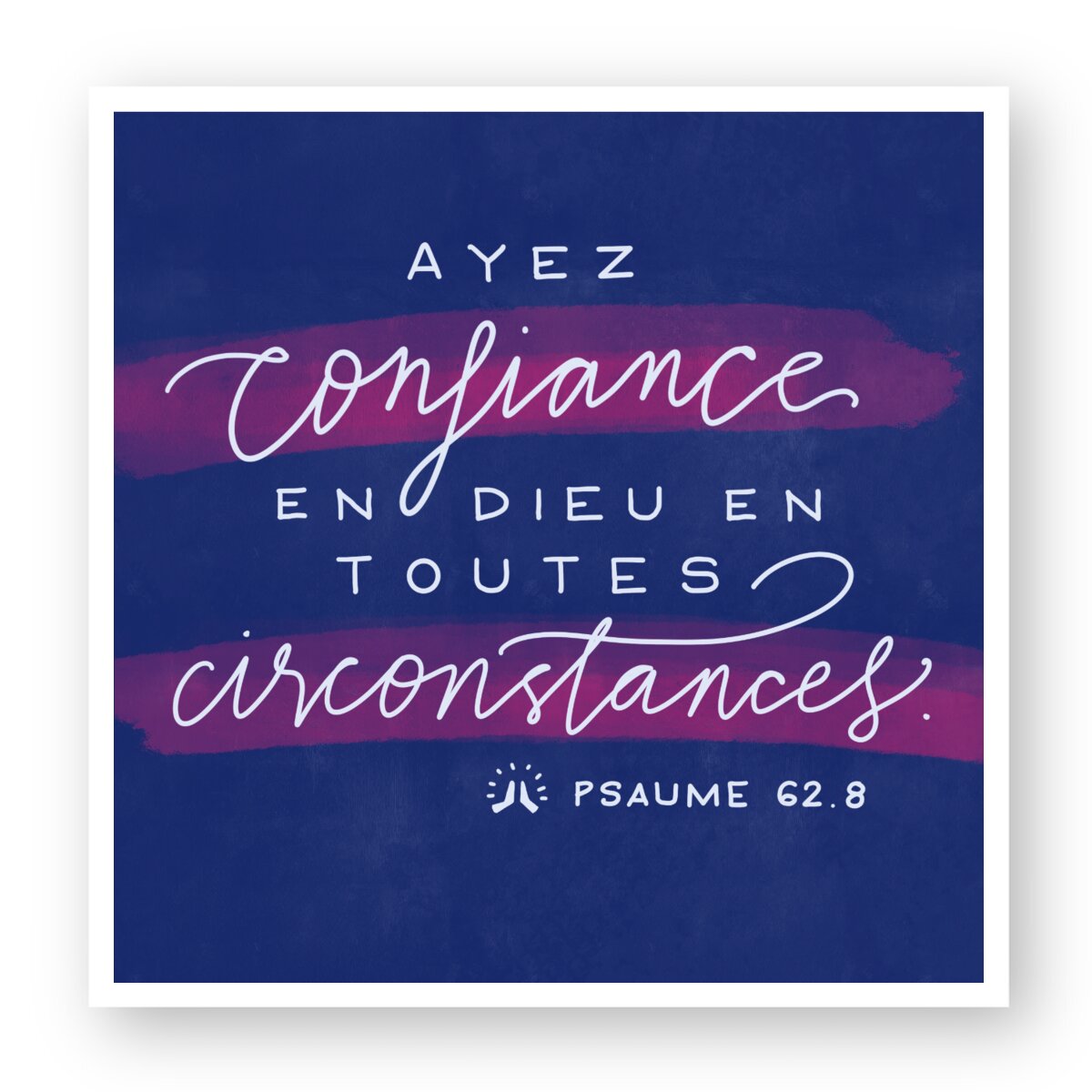 Ayez confiance en Dieu / autocollant