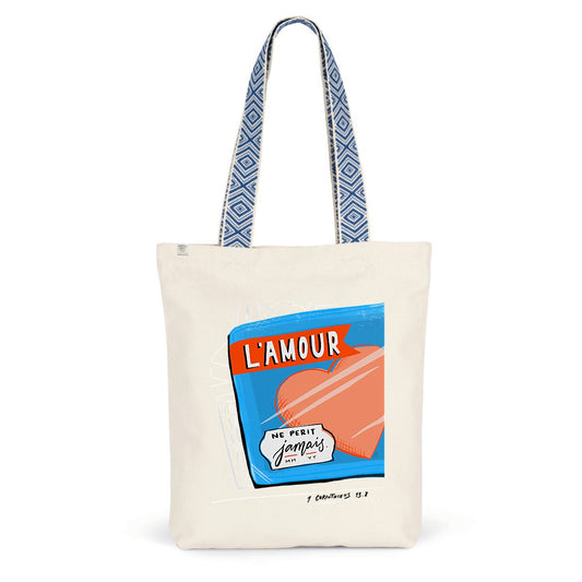 L'amour ne périt jamais / Totebag ethnique