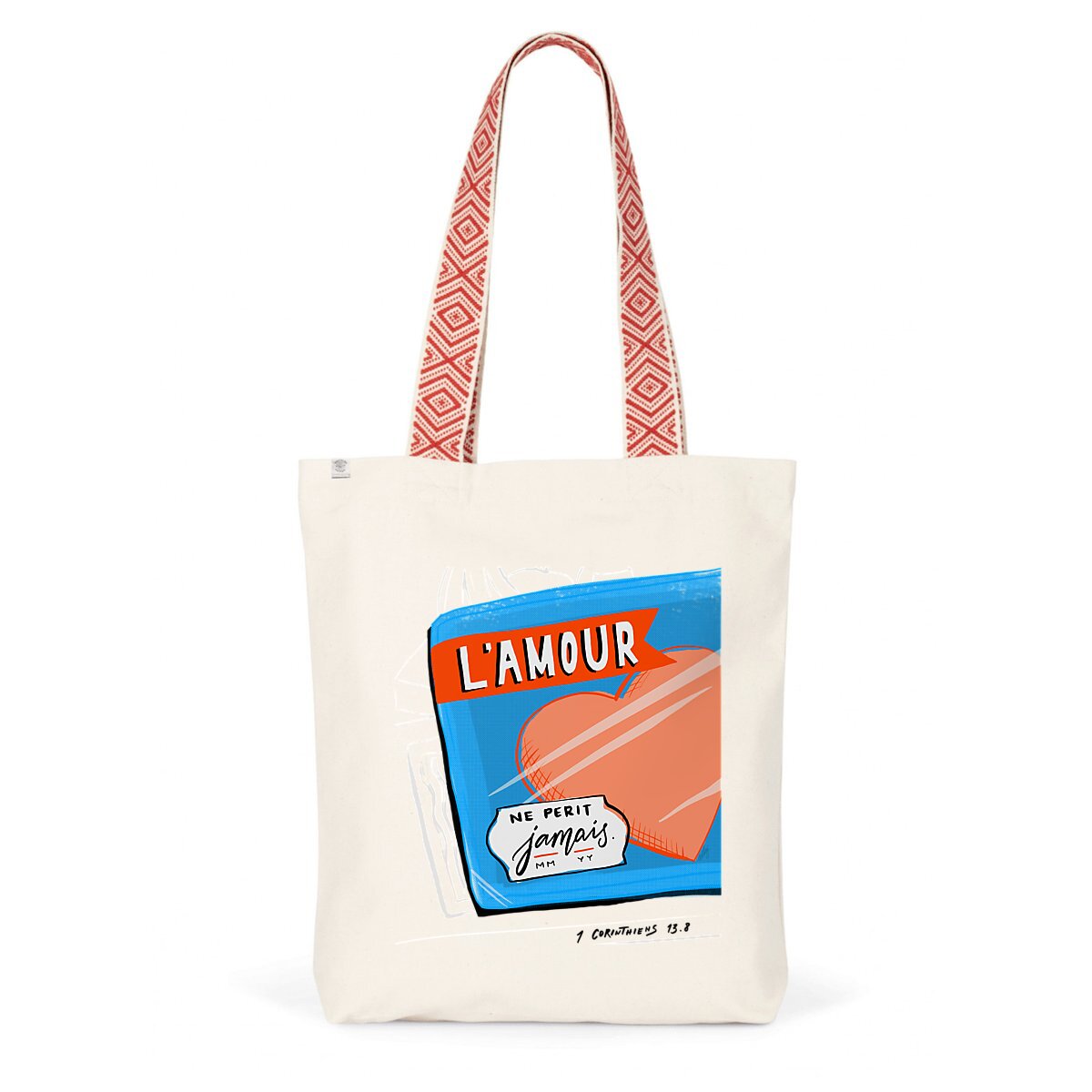 L'amour ne périt jamais / Totebag ethnique