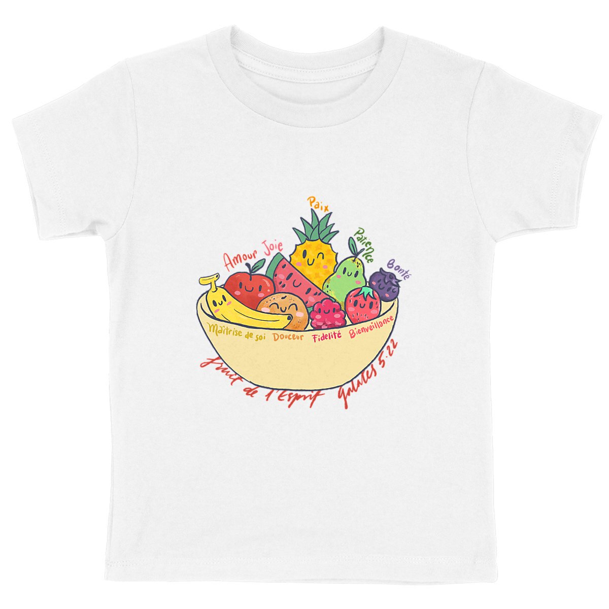 Le fruit de l'Esprit / T-shirt enfant coton bio