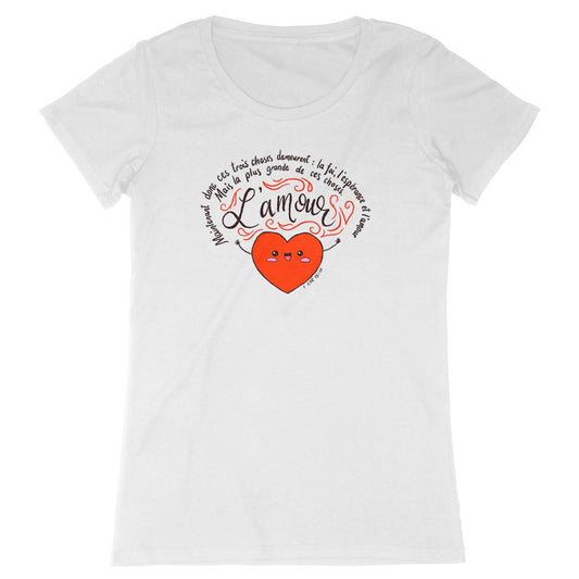 L'Amour / T-shirt Femme 100% Coton BIO - EXPRESSER