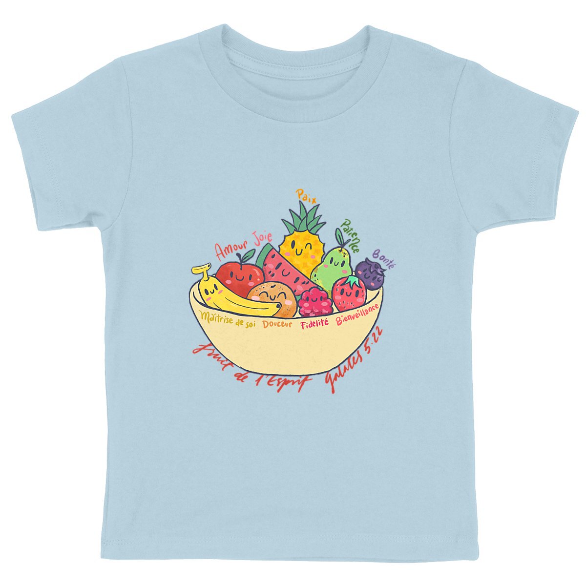 Le fruit de l'Esprit / T-shirt enfant coton bio