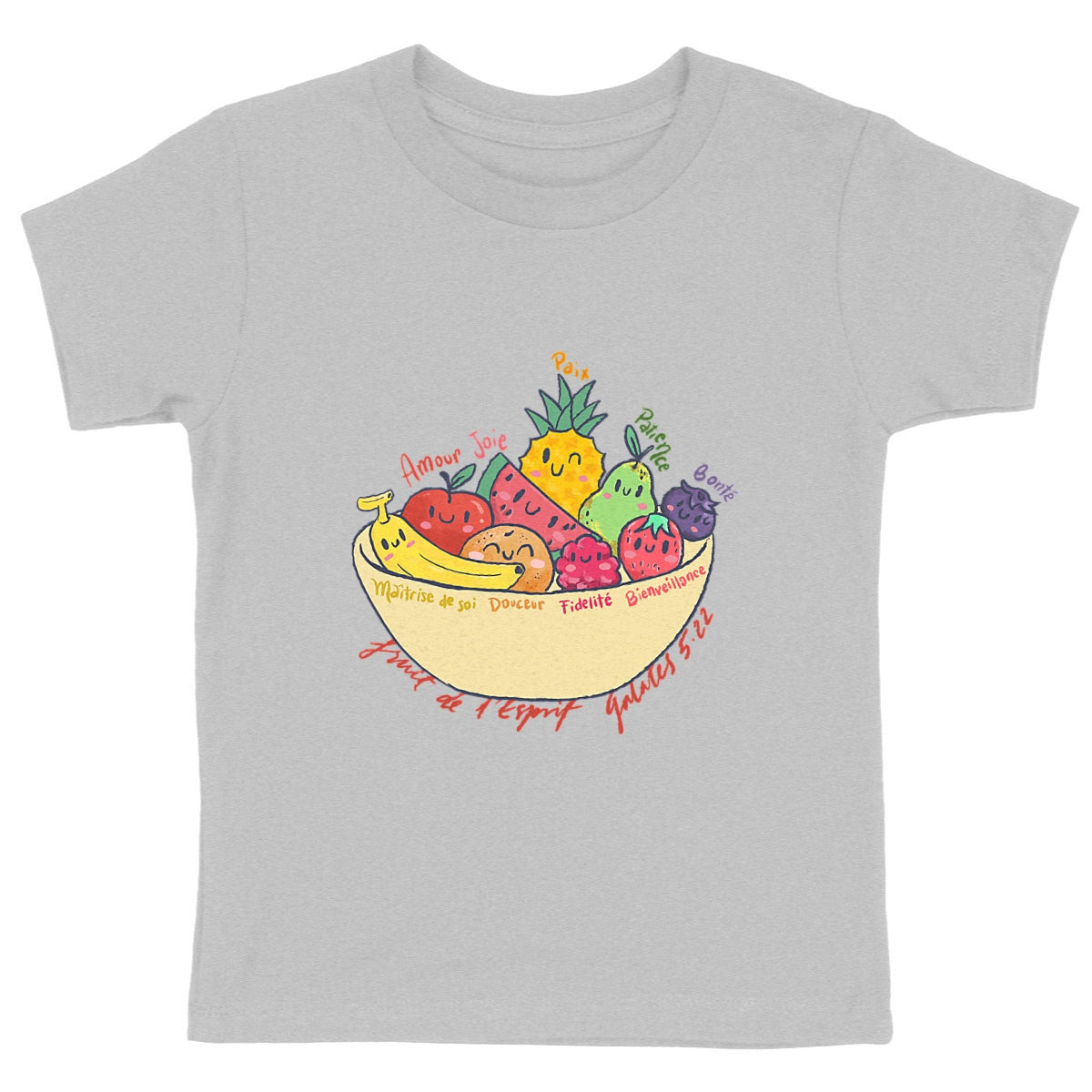 Le fruit de l'Esprit / T-shirt enfant coton bio