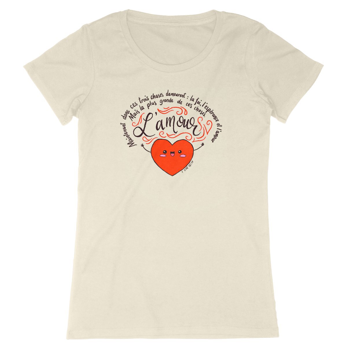 L'Amour / T-shirt Femme 100% Coton BIO - EXPRESSER