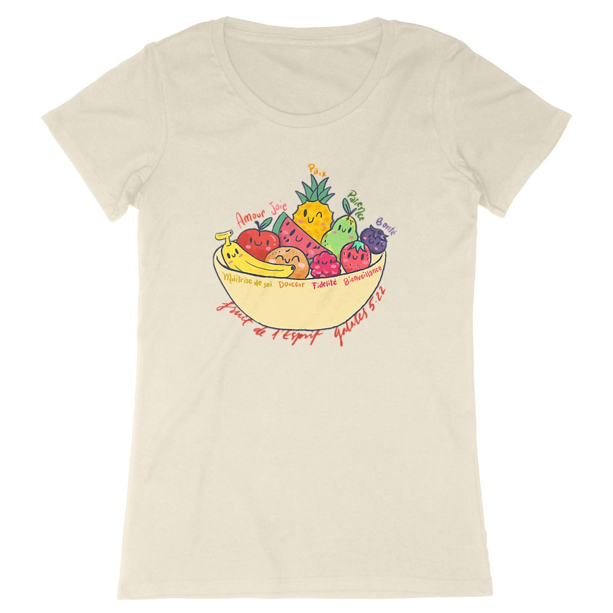 Le fruit de l'Esprit / T-shirt femme coton bio