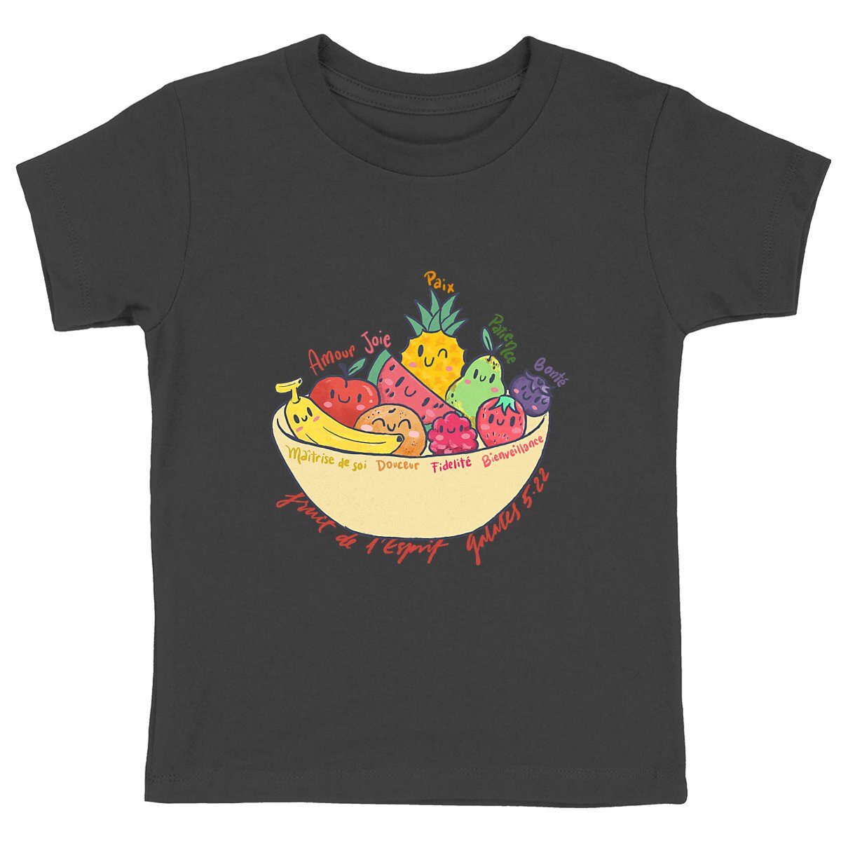 Le fruit de l'Esprit / T-shirt enfant coton bio