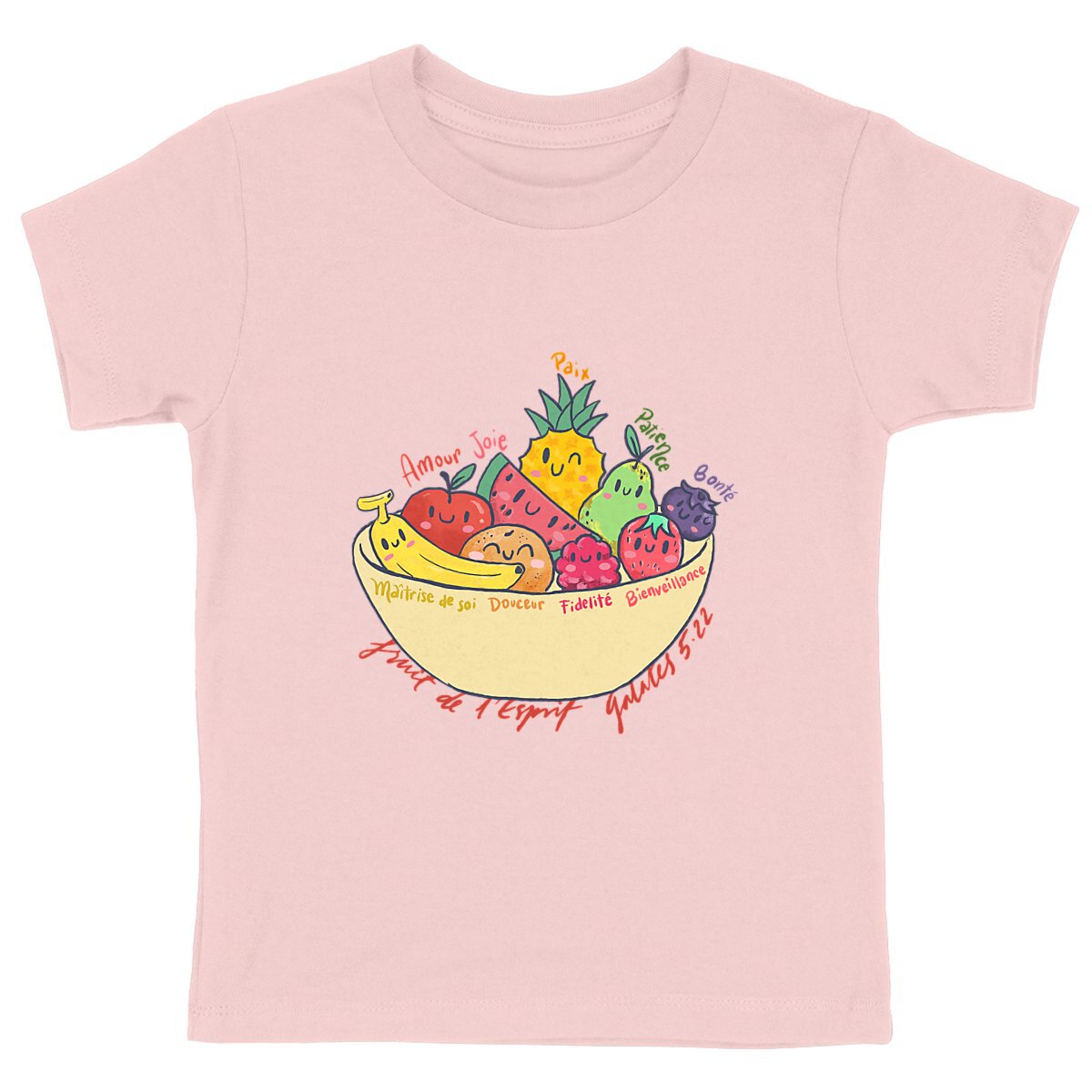 Le fruit de l'Esprit / T-shirt enfant coton bio