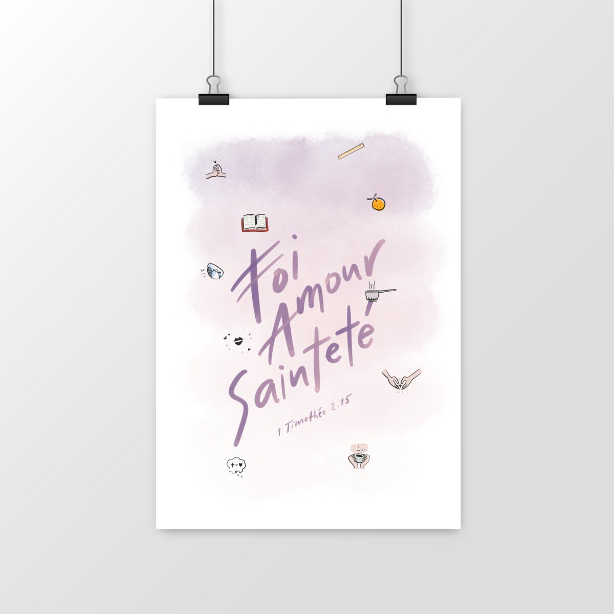 Foi, amour, sainteté / poster satiné